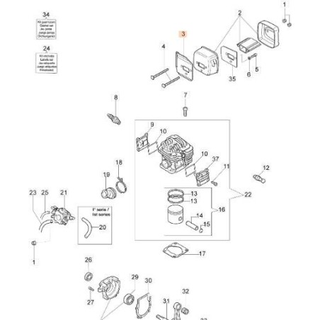 GUARNIZIONE ORIGINALE EMAK 50070031R | NewgardenAgri.com