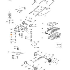 ÉCROU À VIS EMAK ORIGINAL 66060037AR | NewgardenAgri.com