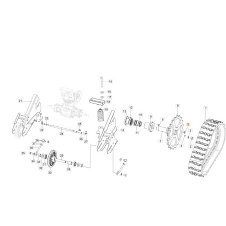 SCREW TE FLANG.ZIGR. 8.8 M10X30 DIN 6921 ZNB ORIGINAL EMAK 3933042R | NewgardenAgri.com