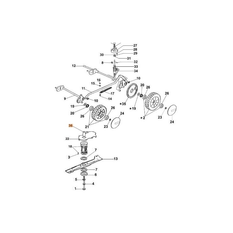 ENTRETOISE EMAK ORIGINALE 8202060