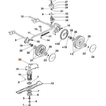 ENTRETOISE EMAK ORIGINALE 8202060 | NewgardenAgri.com