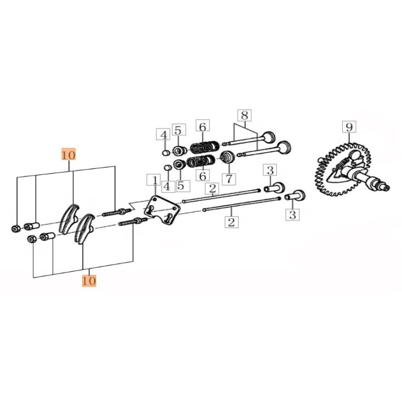 ENGRENAGE D'ÉQUILIBRAGE EMAK ORIGINAL L66152134