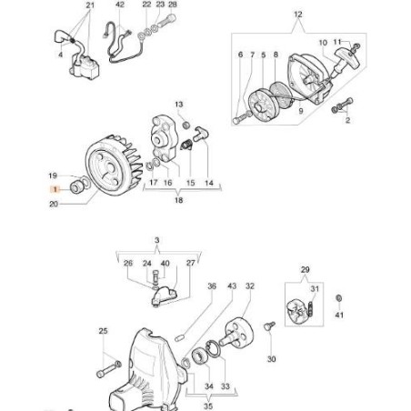 ÉCROU EMAK ORIGINAL 3912012R | NewgardenAgri.com