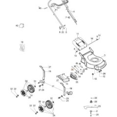 GOUPILLE DE PORTE LATÉRALE AVEC RAINURE L.170 ORIGINAL EMAK 66071060R | NewgardenAgri.com