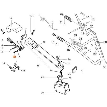 ORIGINAL EMAK YN6361500 SCREW | NewgardenAgri.com