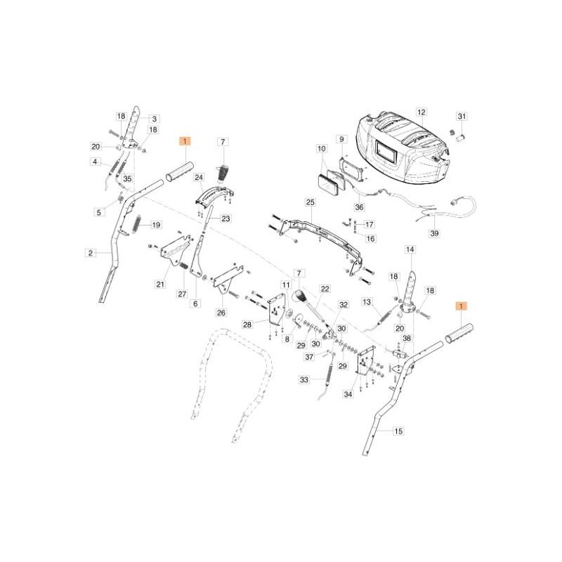 ORIGINAL EMAK HANDLE ZM000070
