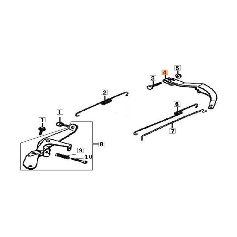 ASTA REGOLATORE ORIGINALE EMAK L66152153