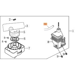 TUBO DE RESPIRADERO EMAK ORIGINAL L66150473 | NewgardenAgri.com