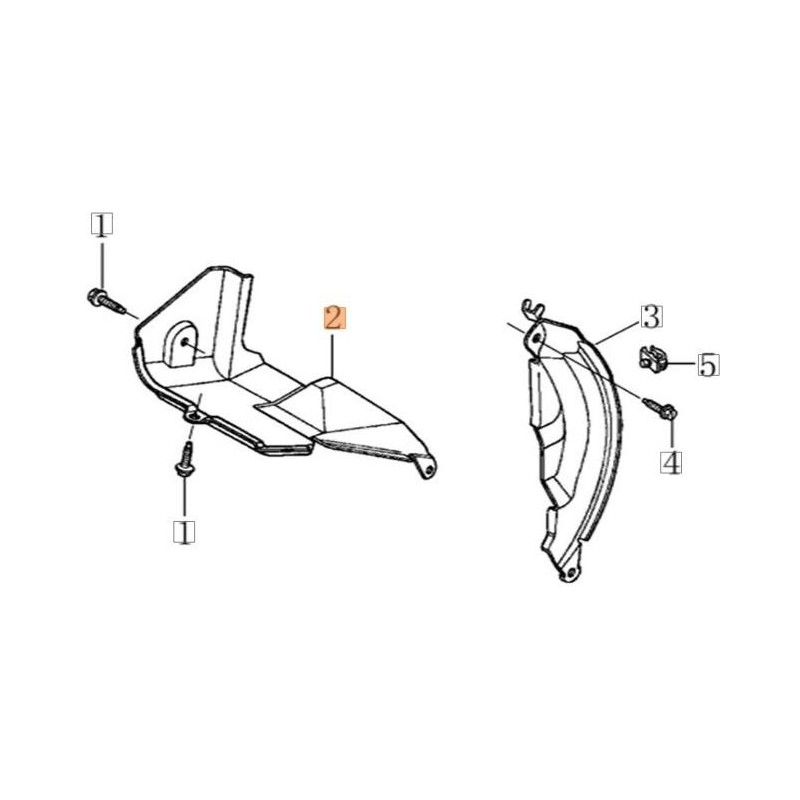 ORIGINAL DEFLECTOR EMAK L66152248
