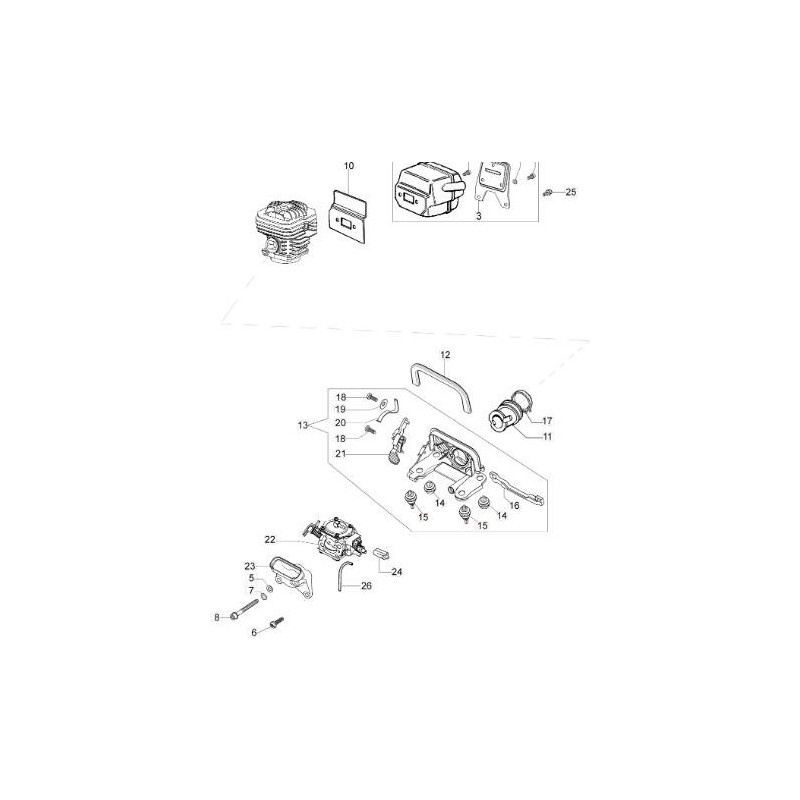ANTIVIBRATION ORIGINAL EMAK 50200034R