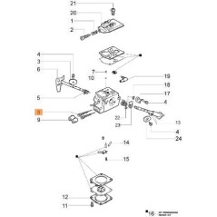 TORNILLO DE REGISTRO 102-3345 CARBURADOR ORIGINAL EMAK 2318893 | NewgardenAgri.com
