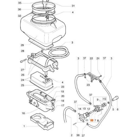 BAGUE D'ÉTANCHÉITÉ EMAK ORIGINALE 3050055R | NewgardenAgri.com