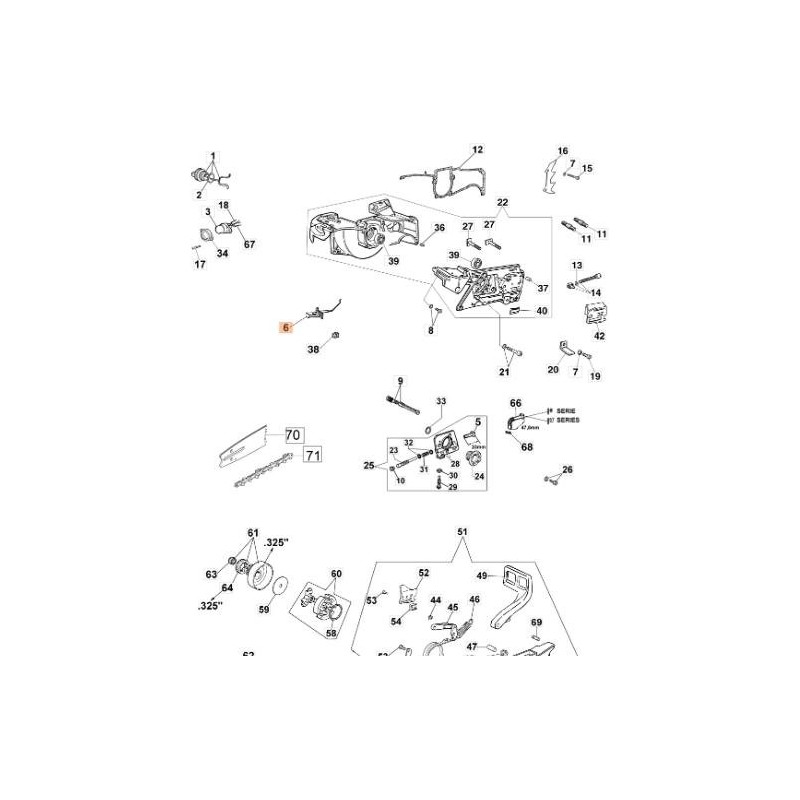 PALANCA DE ARRANQUE ORIGINAL EMAK 50010065R