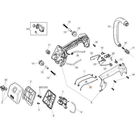 Cable del acelerador EMAK original 50290062AR | NewgardenAgri.com