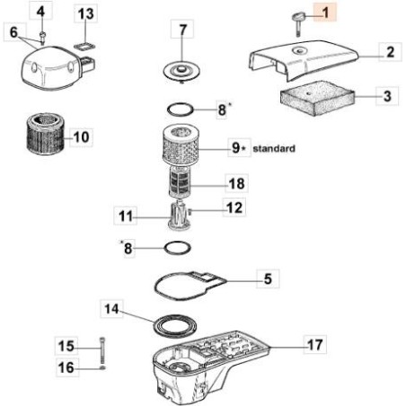ORIGINAL EMAK KNOB 52010041 | NewgardenAgri.com