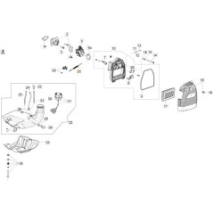 Cable del acelerador EMAK original 61350221 | NewgardenAgri.com