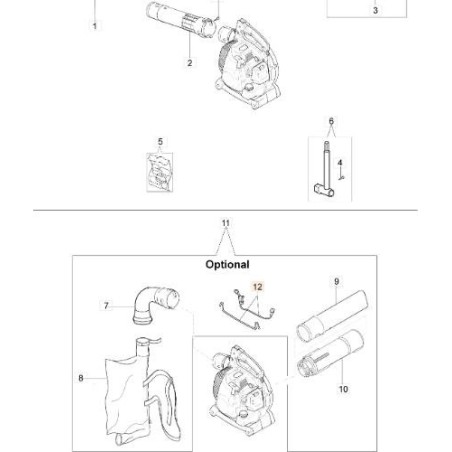KIT CAVETTO ANTI-SHOCK ORIGINALE EMAK 56550179 | NewgardenAgri.com