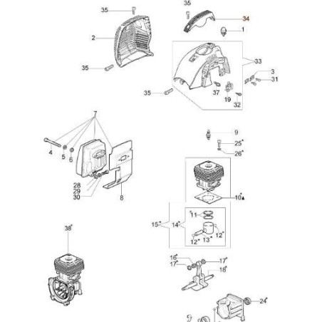 CUBIERTA ORIGINAL EMAK 61250046R | NewgardenAgri.com