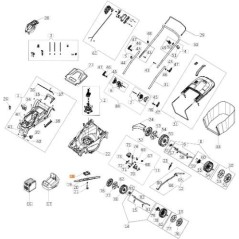 MOYEU DE PORTE-LAME EMAK ORIGINAL LR000049R | NewgardenAgri.com