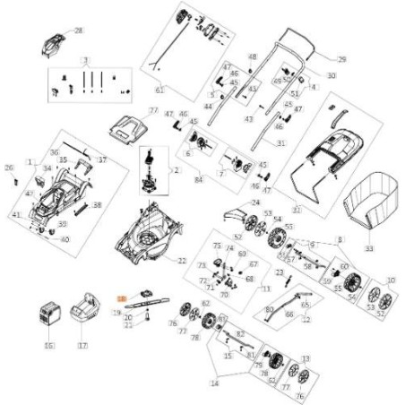 ORIGINAL EMAK BLADE HOLDER HUB LR000049R | NewgardenAgri.com