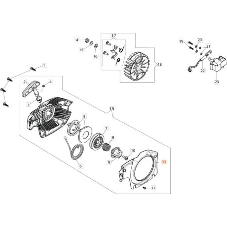 ORIGINAL FLANGE EMAK 50230293R | NewgardenAgri.com