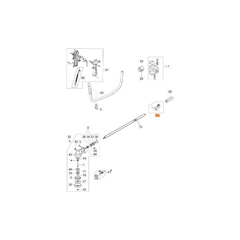Stützeinheit D.28 KOMPLETT FÜR ORIGINAL EMAK-GÜRTEL BF000140R