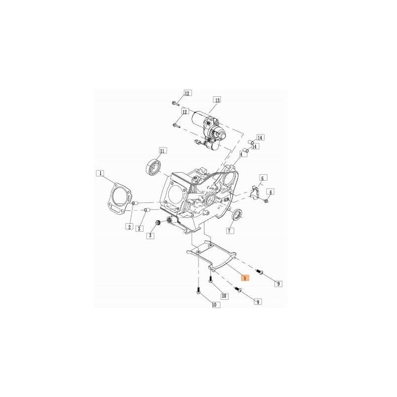 CONVOGLIATORE LATERALE ORIGINALE EMAK L66152617