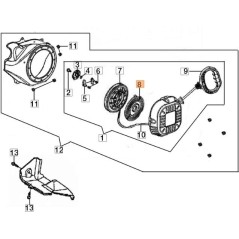 RESSORT DE DÉMARREUR ORIGINAL EMAK L66150336 | NewgardenAgri.com