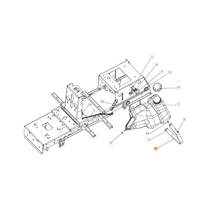 CORREA DE FIJACIÓN DE TANQUE EMAK ORIGINAL SGN273192018R