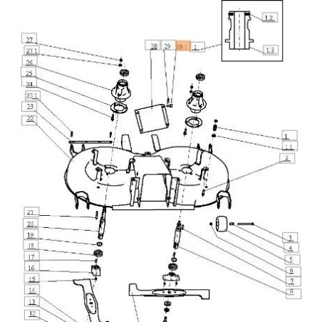 ORIGINAL PIN EMAK SG311613002 | NewgardenAgri.com