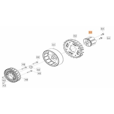 ORIGINAL PULLEY EMAK L66152531 | NewgardenAgri.com