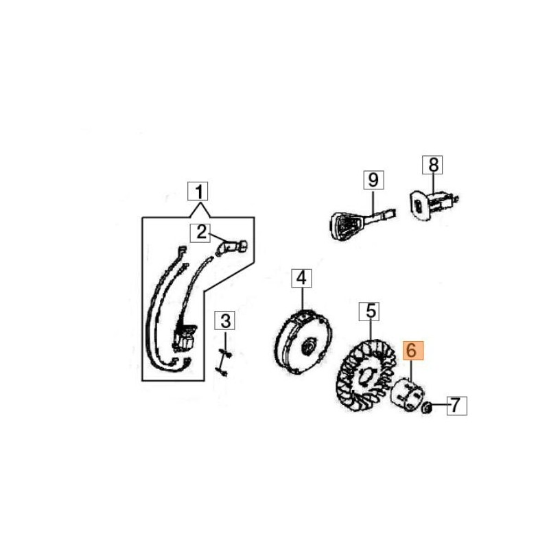 POULIE ORIGINALE EMAK L66150312