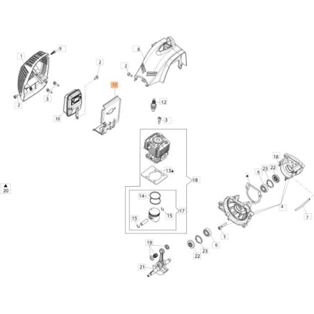 ORIGINAL DEFLEKTOR EMAK 61370571R | NewgardenAgri.com