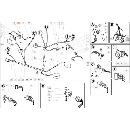 PORTA BATTERIA ORIGINALE EMAK SGN232130001 | NewgardenAgri.com