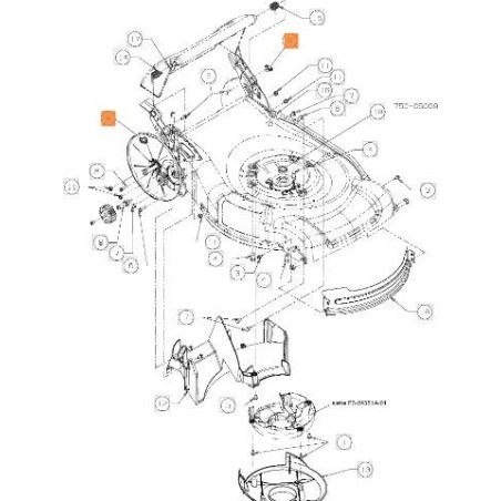ÉCROU EMAK ORIGINAL C7120397A | NewgardenAgri.com