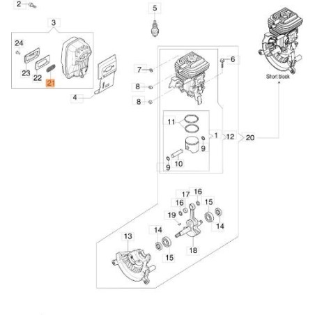 ORIGINAL EMAK FLAME ARRESTER 56550143R | NewgardenAgri.com