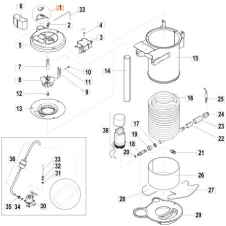 KIT COPERCHIO ORIGINALE EMAK CH04660091 | NewgardenAgri.com