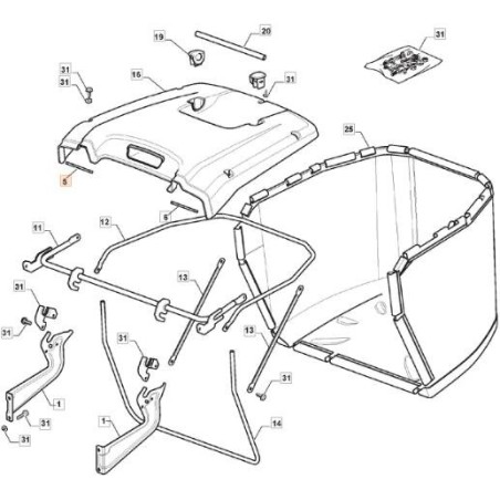 ORIGINAL EMAK GASKET G125270802E0 | NewgardenAgri.com