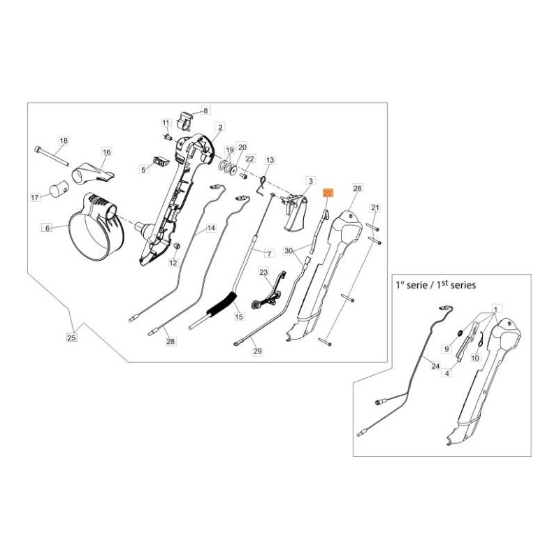 ORIGINAL EMAK CFI3014700 HANDLE TAB