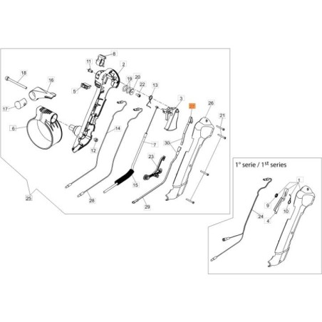 ORIGINAL EMAK CFI3014700 HANDLE TAB | NewgardenAgri.com