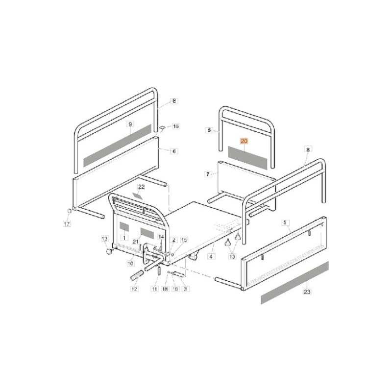 ORIGINAL EMAK PLATTE 68710112