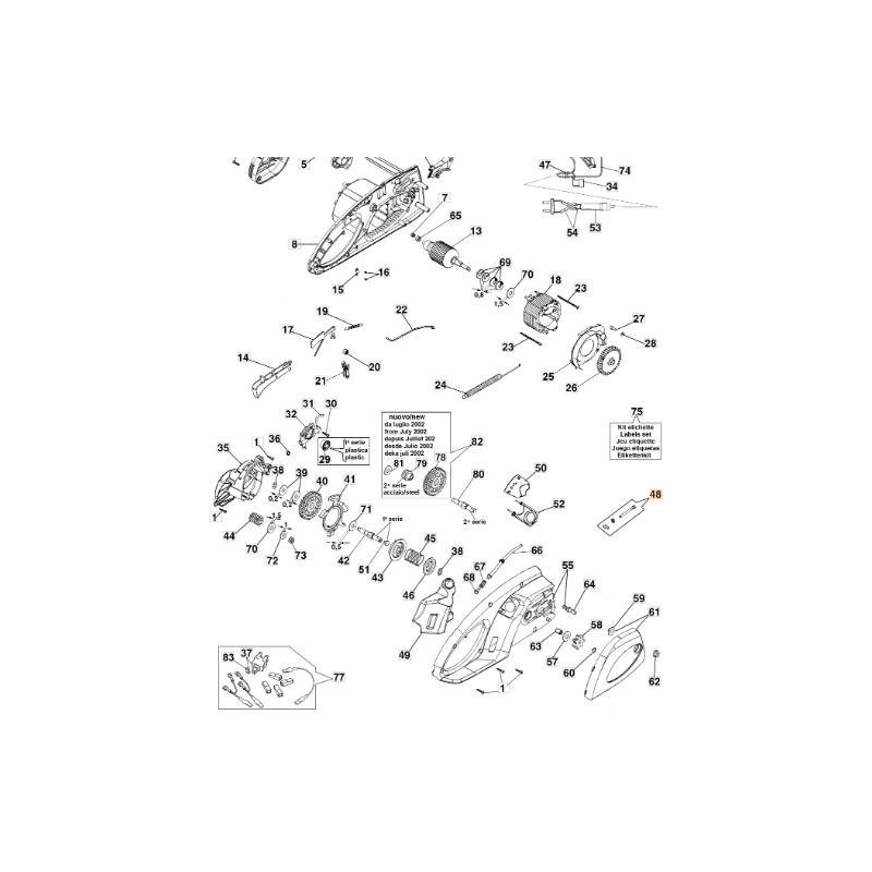 ORIGINAL EMAK CHAIN TENSIONER KIT 011500462