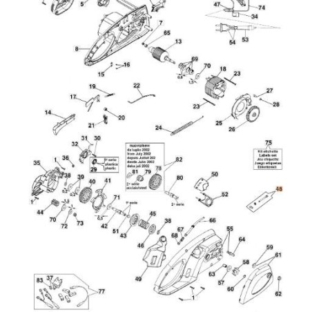 ORIGINAL EMAK CHAIN TENSIONER KIT 011500462 | NewgardenAgri.com
