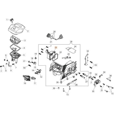 COPERCHIO ORIGINALE EMAK 50180064R | NewgardenAgri.com