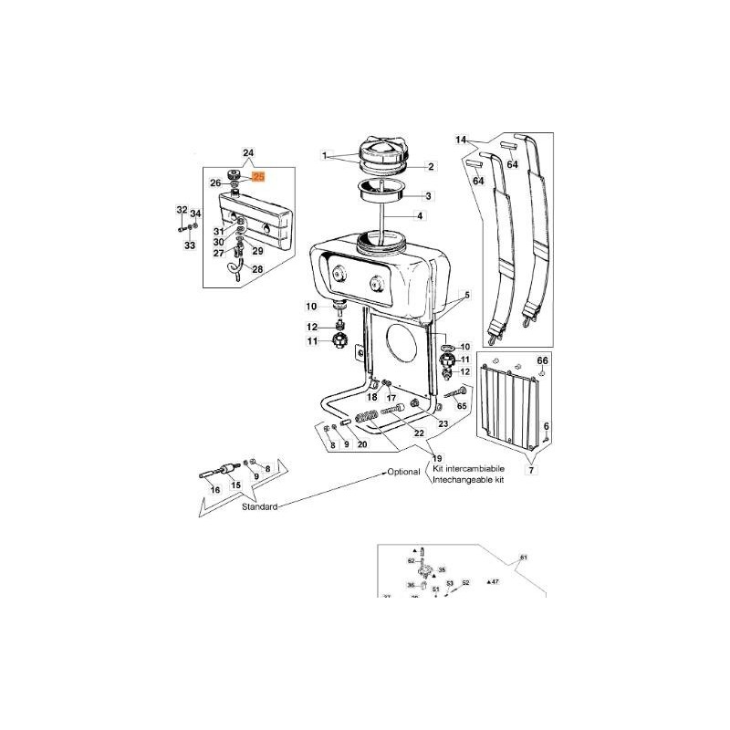 BOUCHON DE RÉSERVOIR EMAK ORIGINAL 300000022R