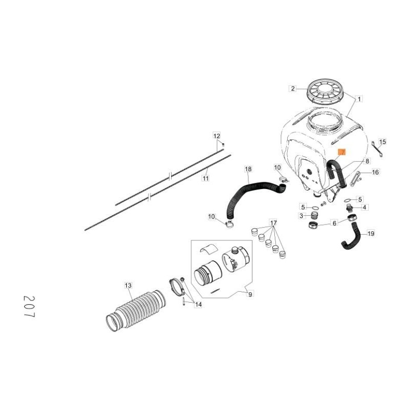 ORIGINAL EMAK CFI2117300 TUBE