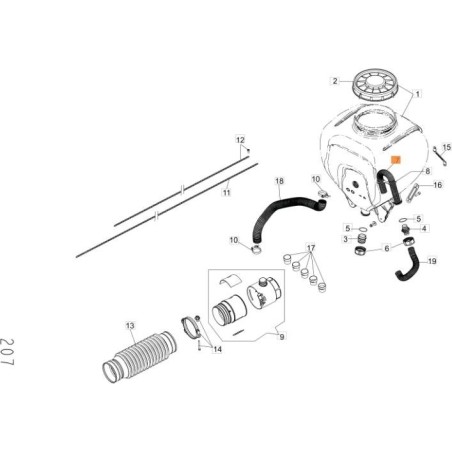 TUBE EMAK CFI2117300 ORIGINAL | NewgardenAgri.com