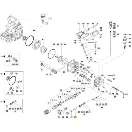 ENTRETOISE ORIGINALE EMAK CH06010273 | NewgardenAgri.com