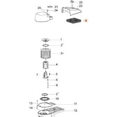 ORIGINAL EMAK AIR FILTER 52020270R | NewgardenAgri.com