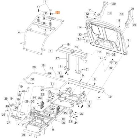 SCHRAUBE TE FLANG.ZIGR. 8.8 M10X20 DIN 6921 ZNB (C.10) ORIGINAL EMAK 3933041R | NewgardenAgri.com